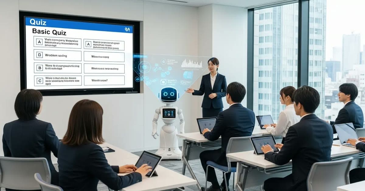 【研修クイズ自動生成】社内ルールの"定着"を早めるAI活用法
