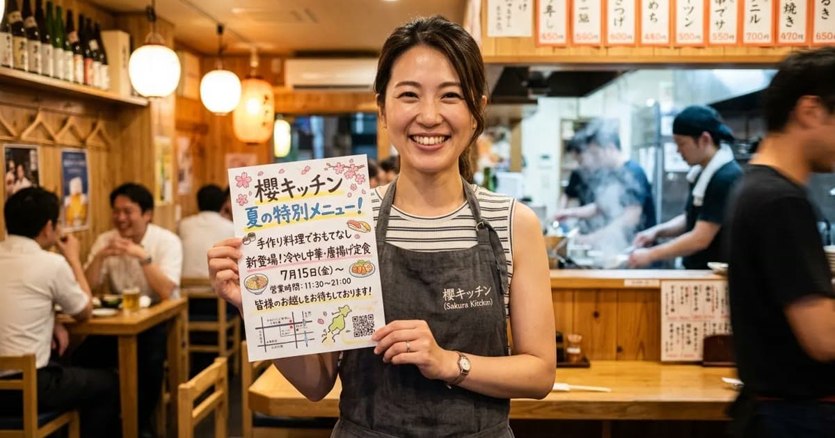 「思いついた瞬間に、チラシが出せる世界」を本気で作っています