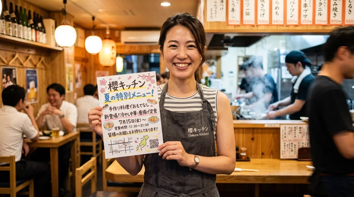 「思いついた瞬間に、チラシが出せる世界」を本気で作っています