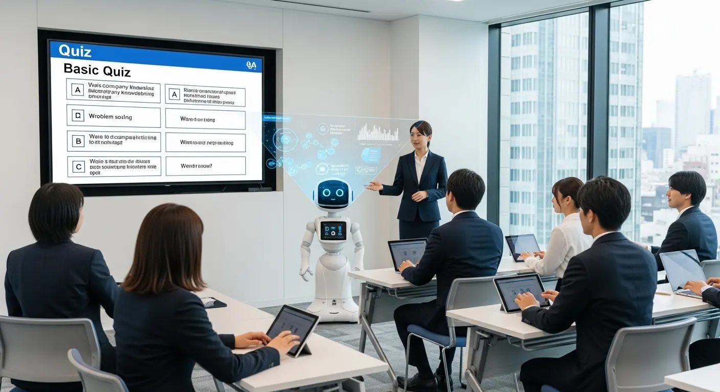 【研修クイズ自動生成】社内ルールの"定着"を早めるAI活用法
